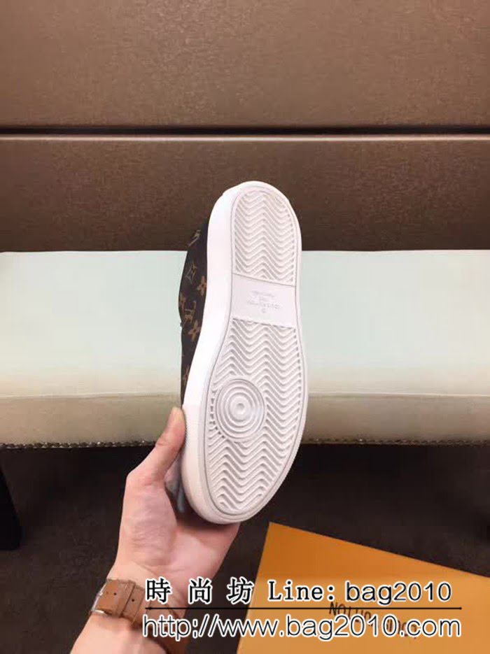 路易威登LV 官網正版專櫃精品 2018最新款牛皮潮鞋  8FX1838